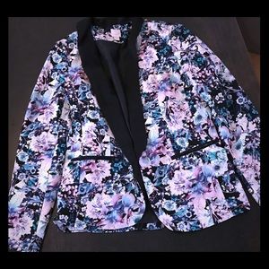 Floral blazer